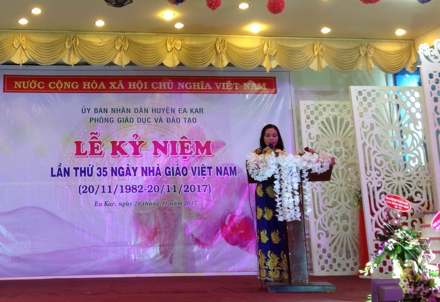 Một số hình ảnh lễ kỷ niệm ngày nhà giáo Việt Nam 20/11/2017