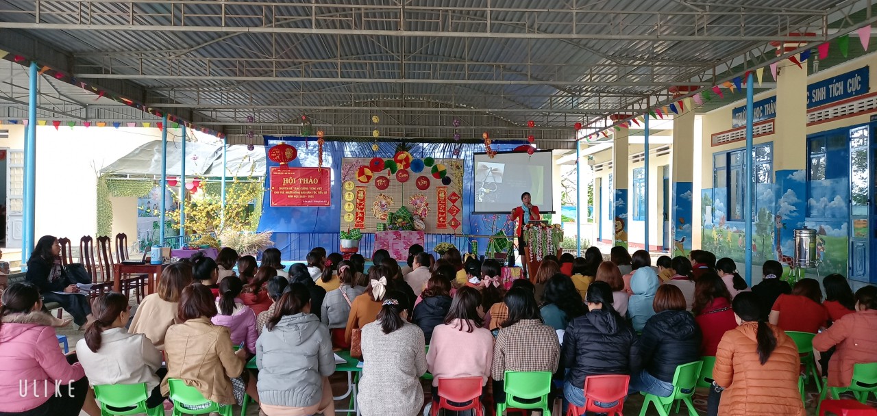 Hội thảo chuyên đề “Xây dựng mô hình tăng cường tiếng Việt cho trẻ em người dân tộc thiểu số” năm học 2020-2021